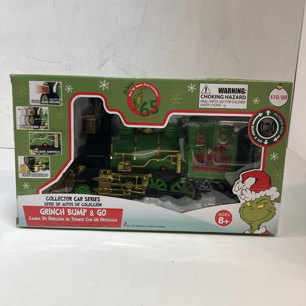 THE GRINCH BUMP AND GO COLLECTOR CAR SERIES 65th Anniversary NEW IN BOX